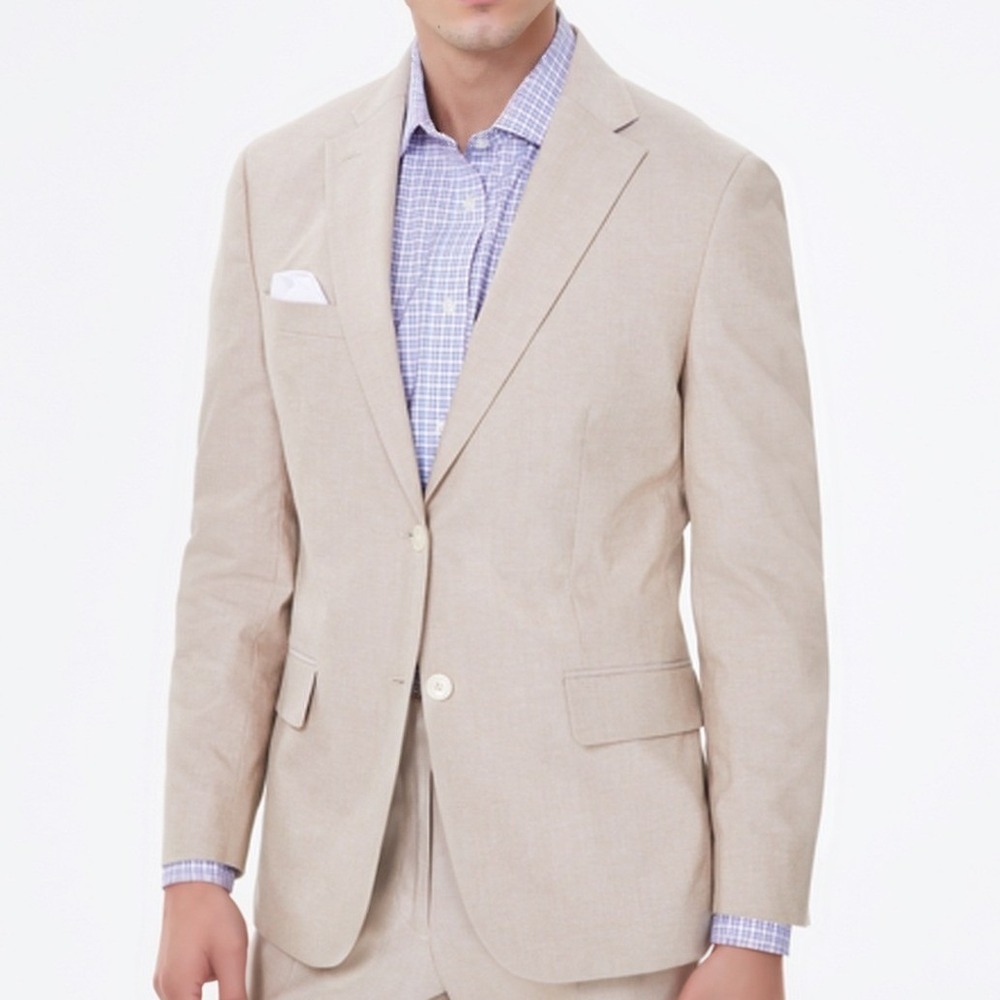 Tommy Hilfiger Men Lannister Sport Coat Blazer 42L Tan TH Flex Quiet Luxury NWT